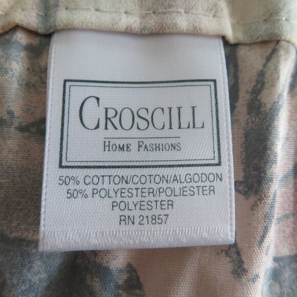 Vintage Croscill Classics Catania Blouson Valance 15" x 94" Modern Country - Picture 4 of 12
